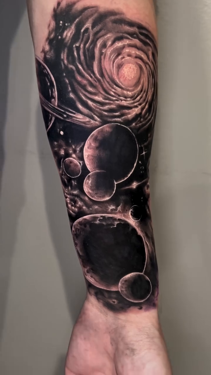 Tattoo by @_electricyeti_ — black_and_grey, realism