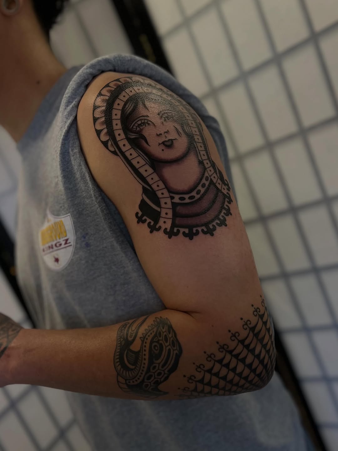 Tattoo by @sydsayyah — american_traditional, black_and_grey