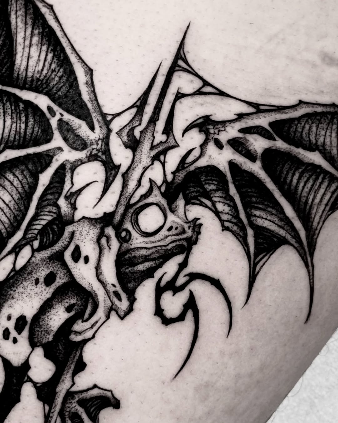 Tattoo by @bryanblack.ttt — dark_realism, dotwork