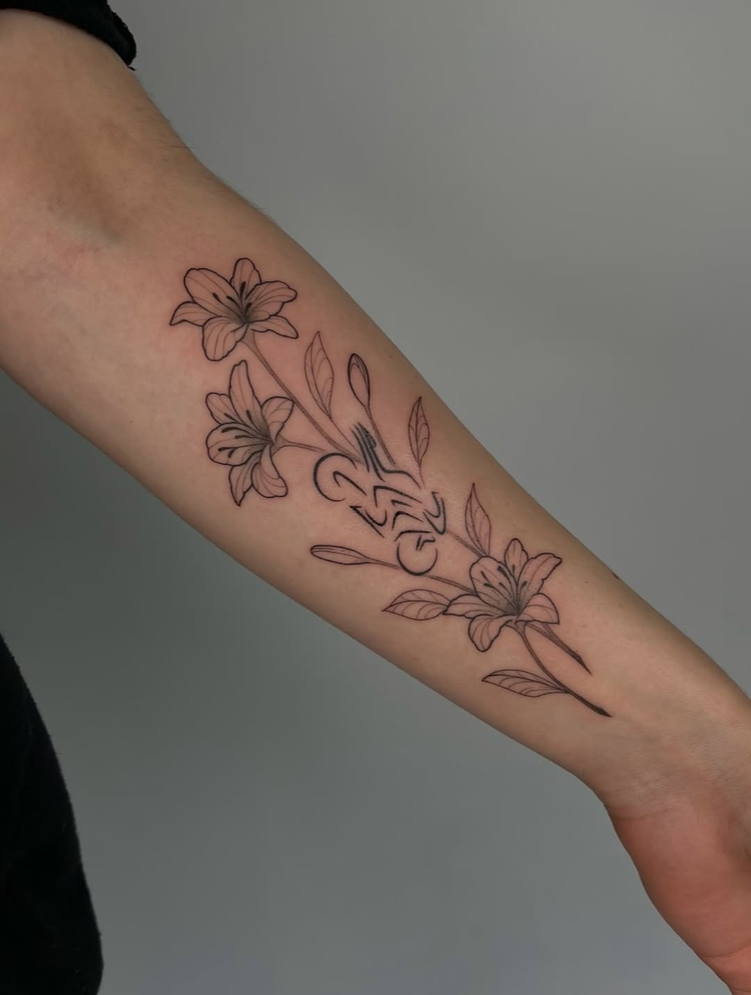 Tattoo by @nicol.ink_ — fine_line, lettering_script