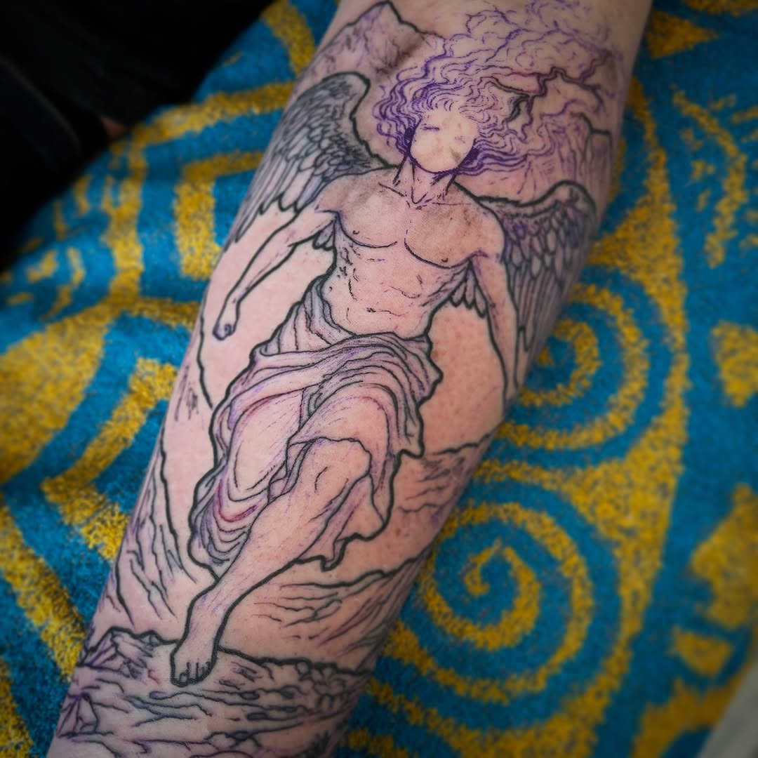 Tattoo by @yatush — realism, black_and_grey