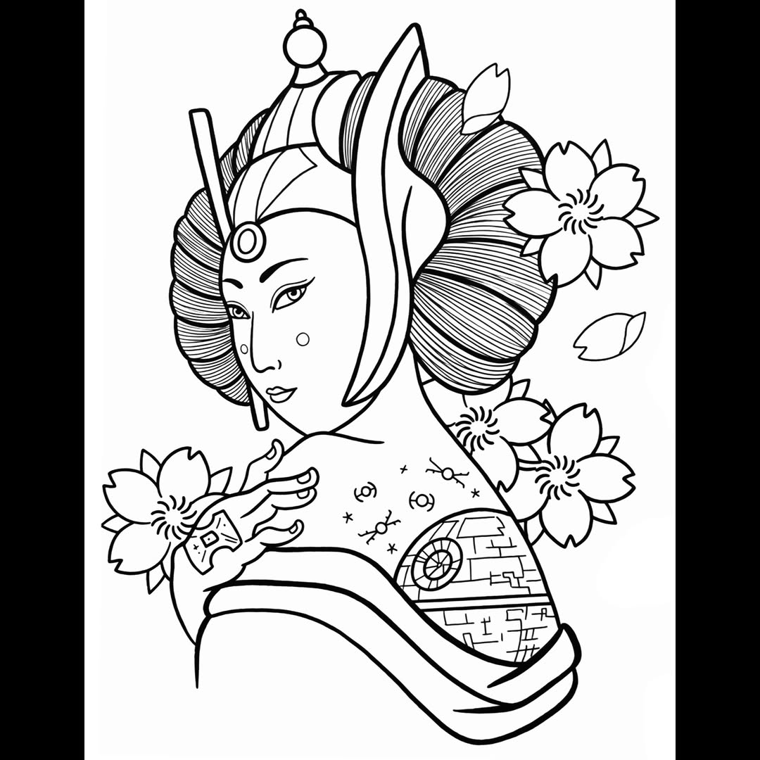 Tattoo by @figucciart — japanese_irezumi, blackwork