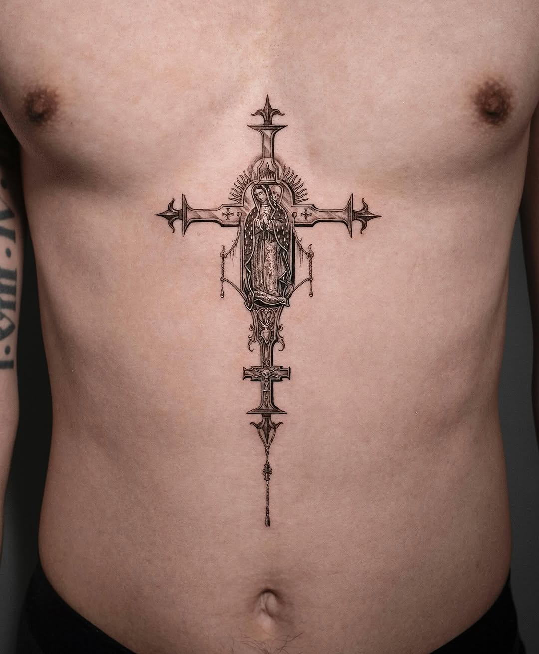 Tattoo by @jeon______ — black_and_grey, ornamental
