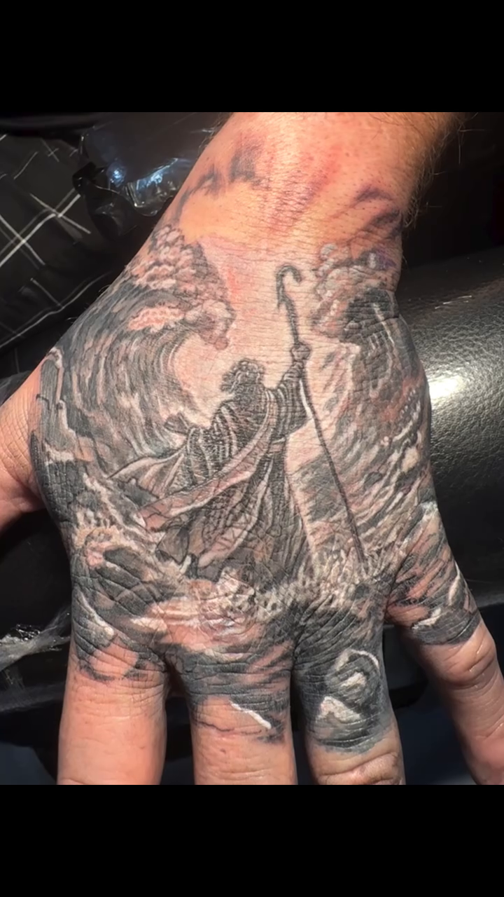 Tattoo by @jeremy.tresler.9 — black_and_grey, realism
