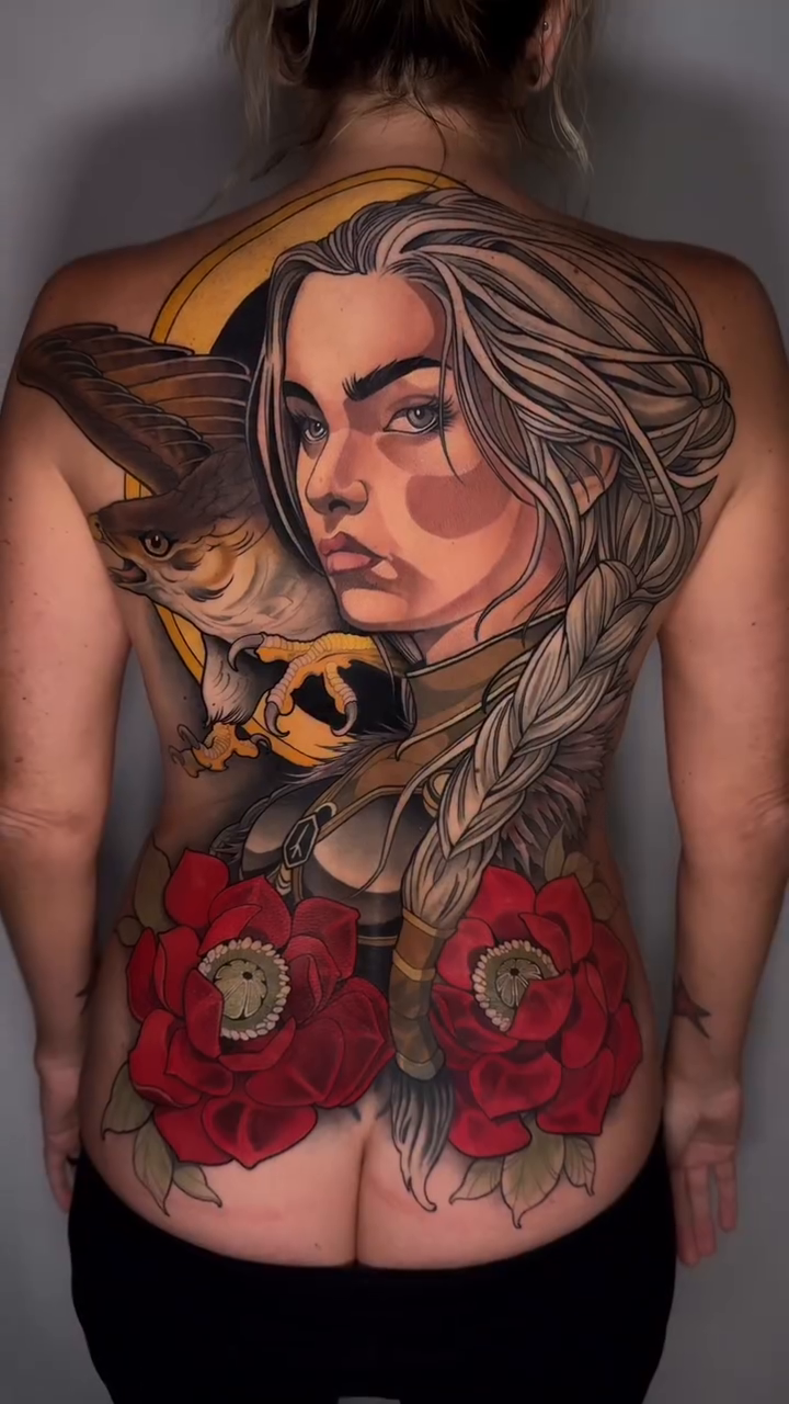 Tattoo by @travisbrown918 — neo_traditional, realism