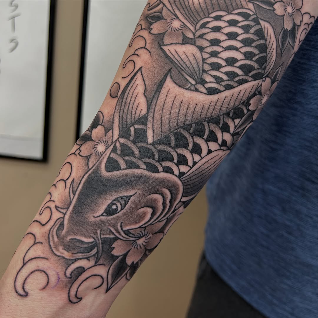 Tattoo by @alex_byrne_tattoos — japanese_irezumi, black_and_grey