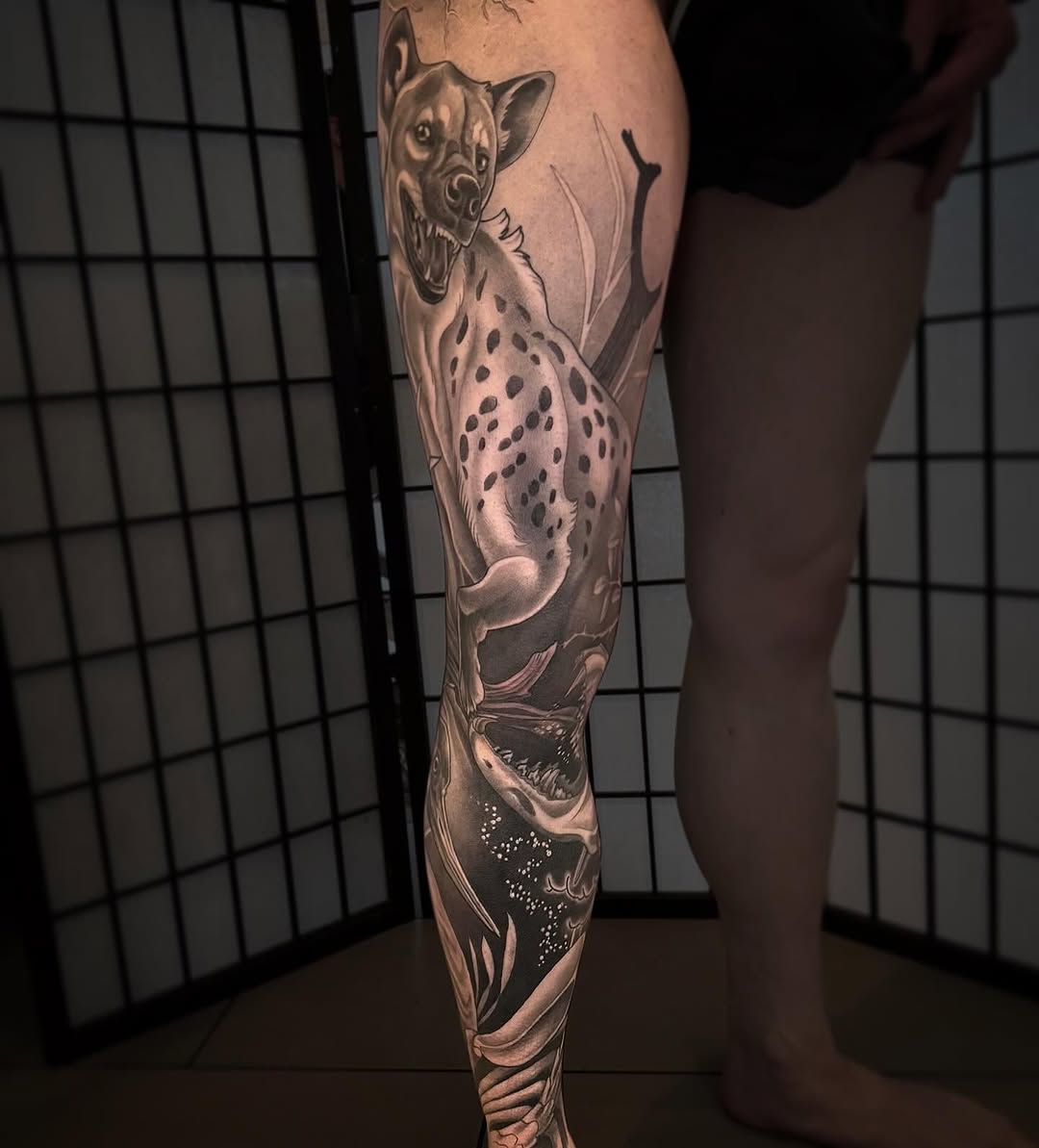 Tattoo by @missautumndancer — realism, black_and_grey