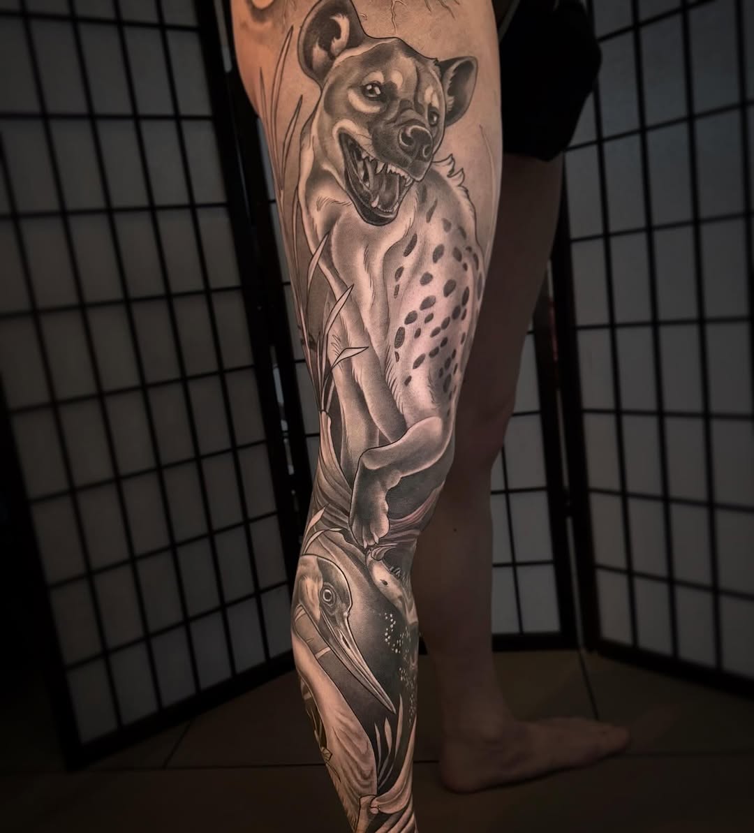 Tattoo by @missautumndancer — realism, black_and_grey