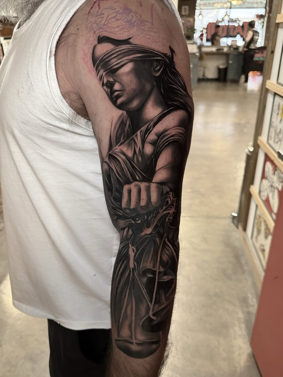 Tattoo by @mattoo33 โ realism, black_and_grey