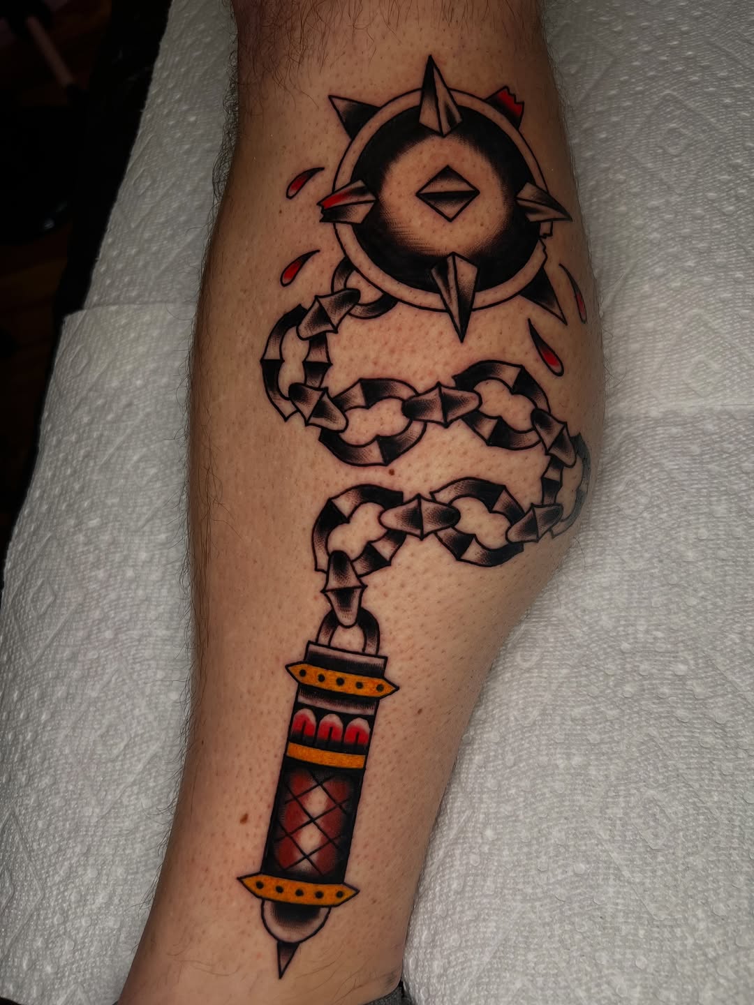 Tattoo by @peteherg — american_traditional