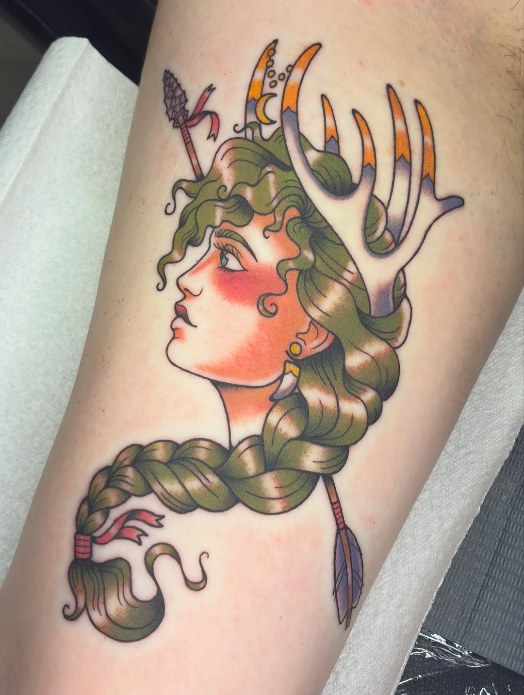 Tattoo by @shark_boy_tattoos โ american_traditional, illustrative