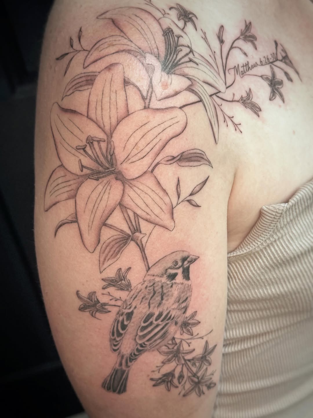 Tattoo by @fluxpose — realism, fine_line