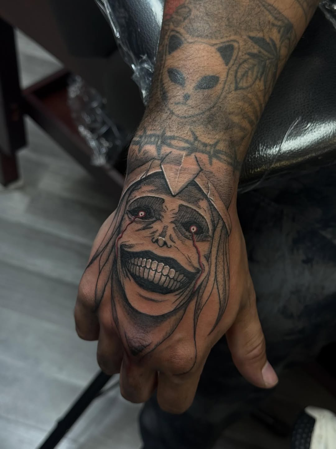 Tattoo by @khangtart — blackwork