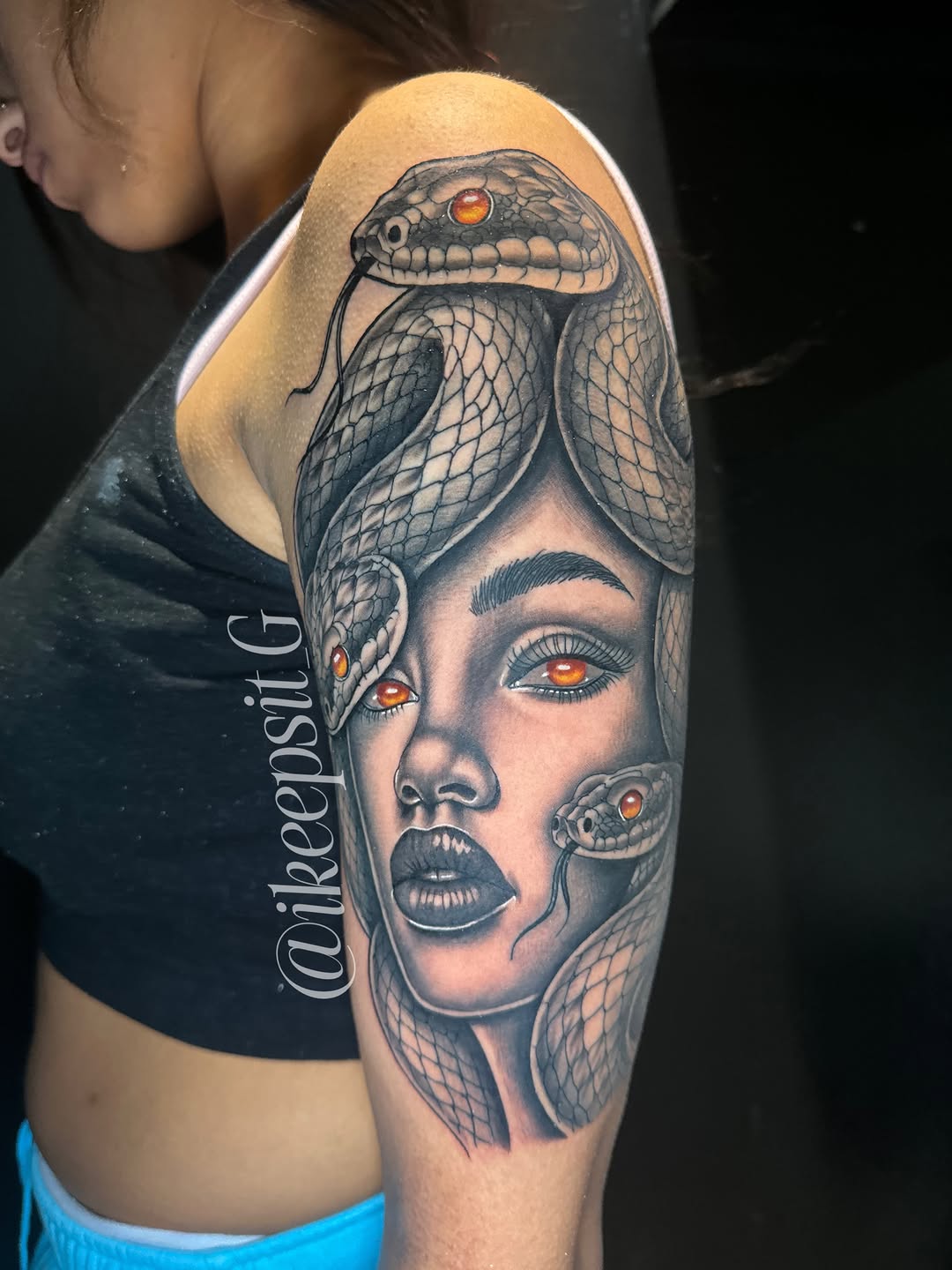Tattoo by @ikeepsit_g — realism, black_and_grey