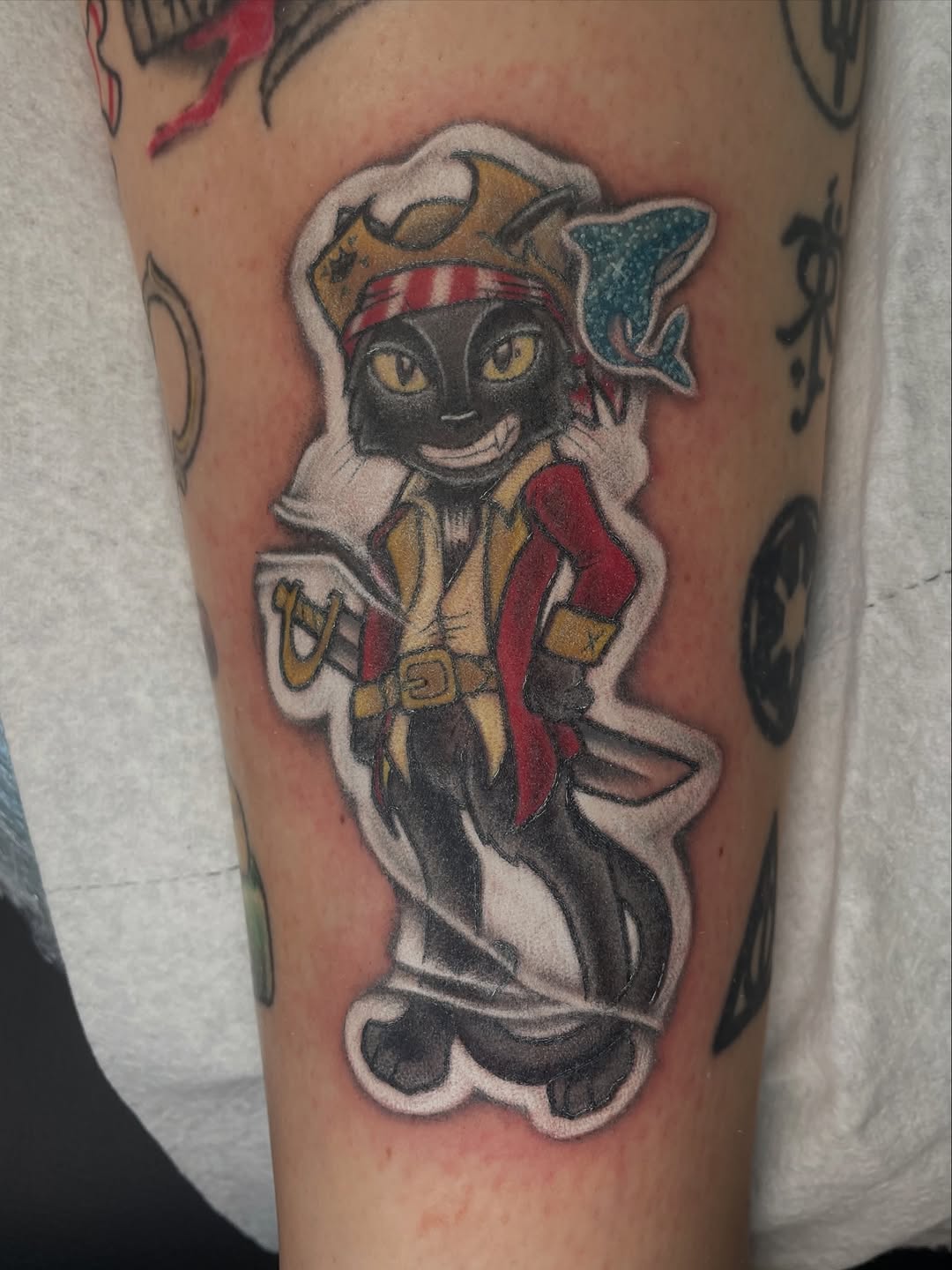 Tattoo by @grimdark.art — new_school, anime