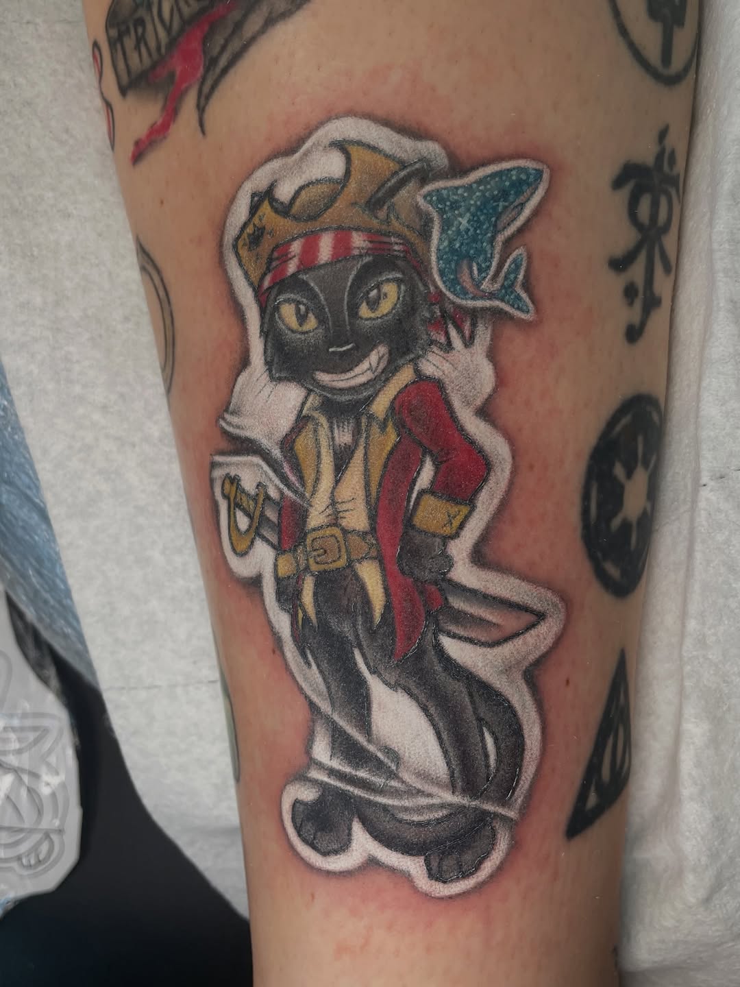 Tattoo by @grimdark.art — new_school, anime