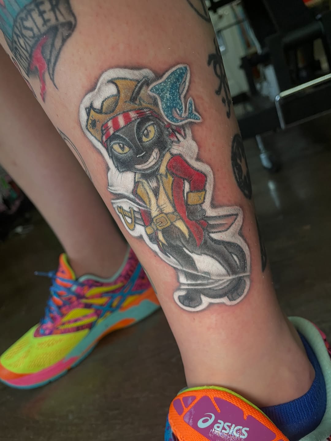Tattoo by @grimdark.art — new_school, anime