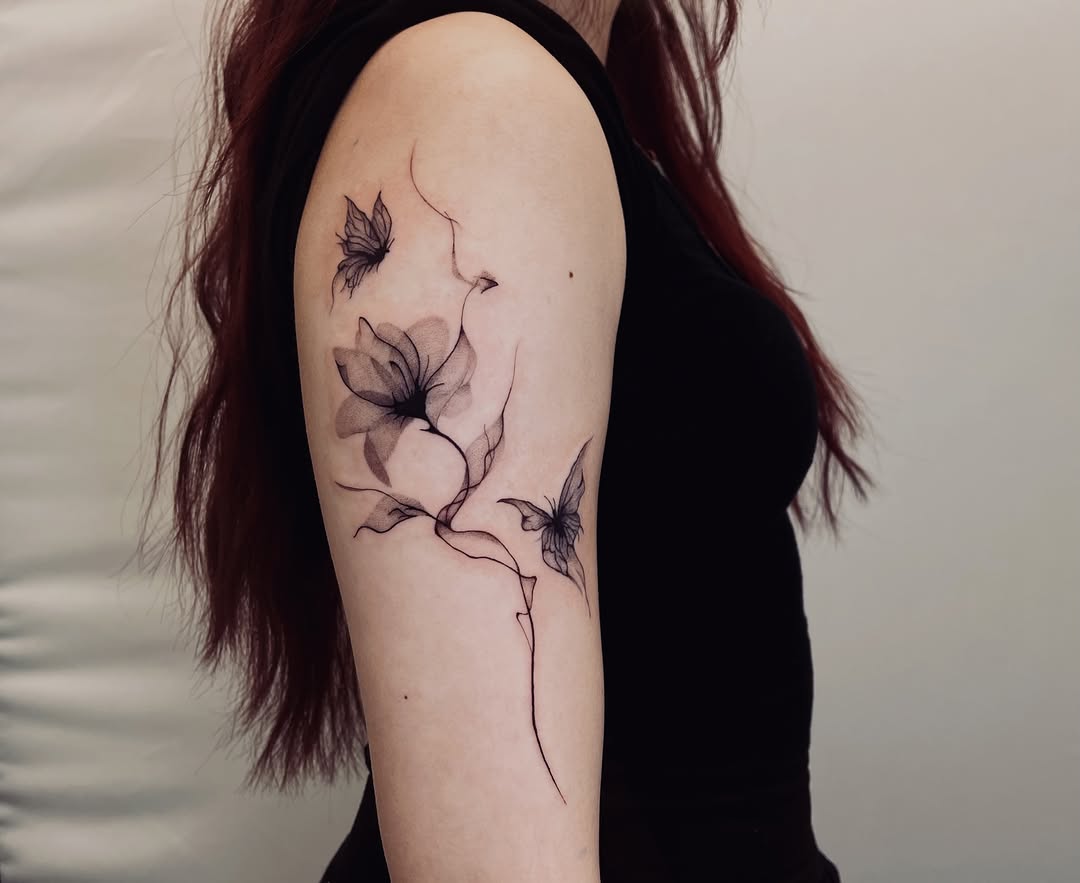 Tattoo by @natto_friends — fine_line