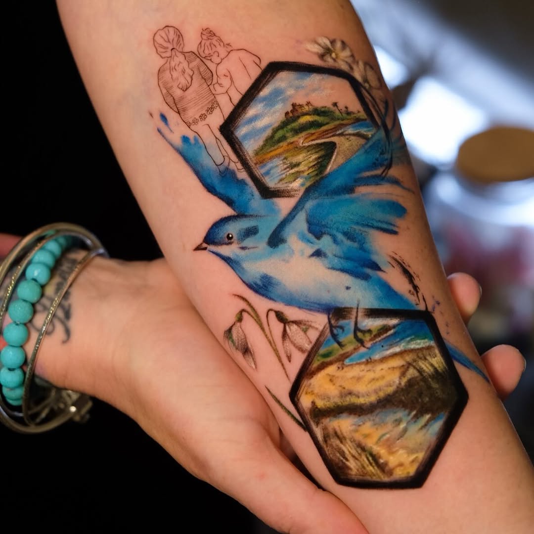 Tattoo by @senaasogutlu — watercolor, realism