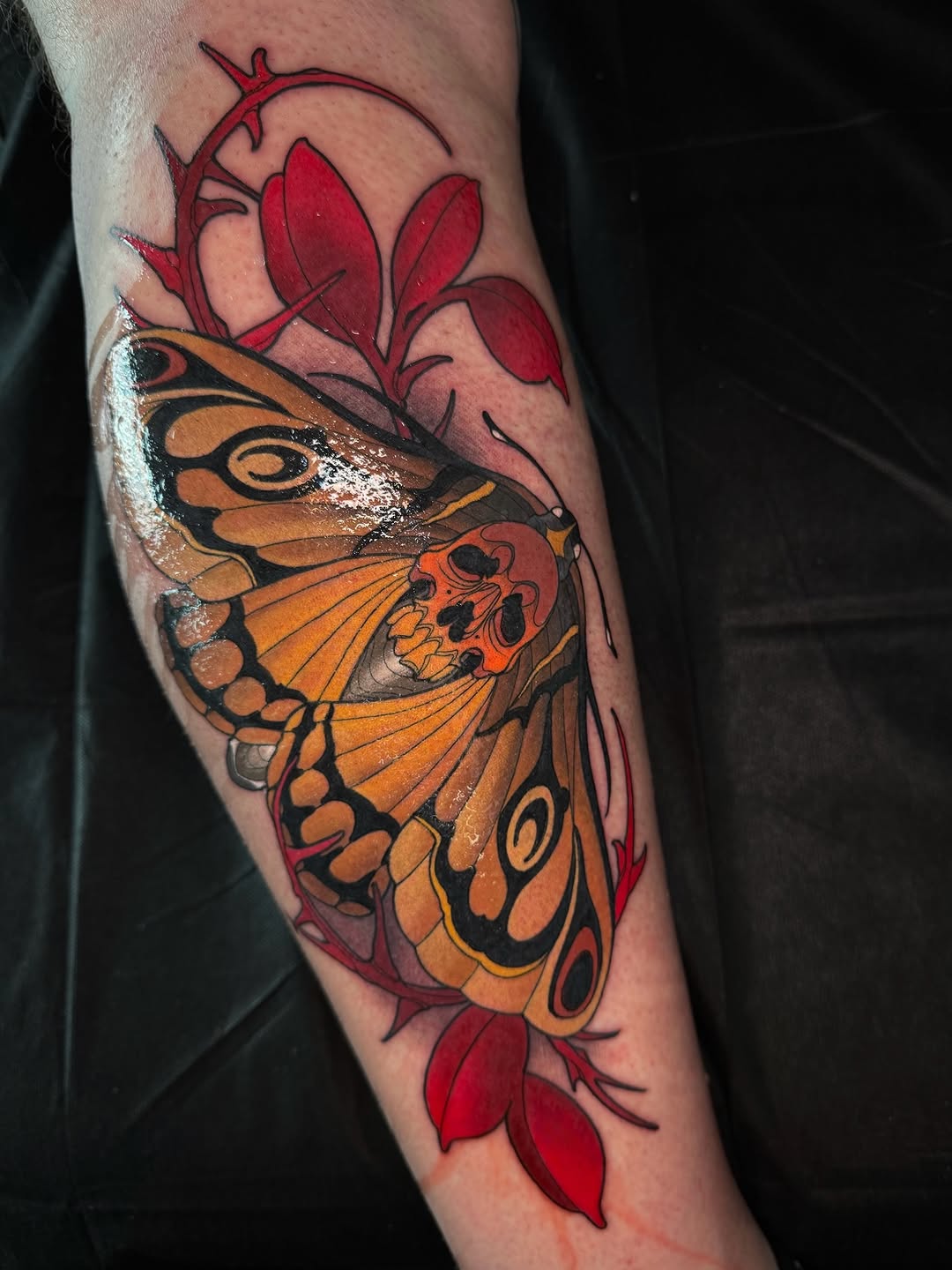 Tattoo by @anne_core — neo_traditional, black_and_grey