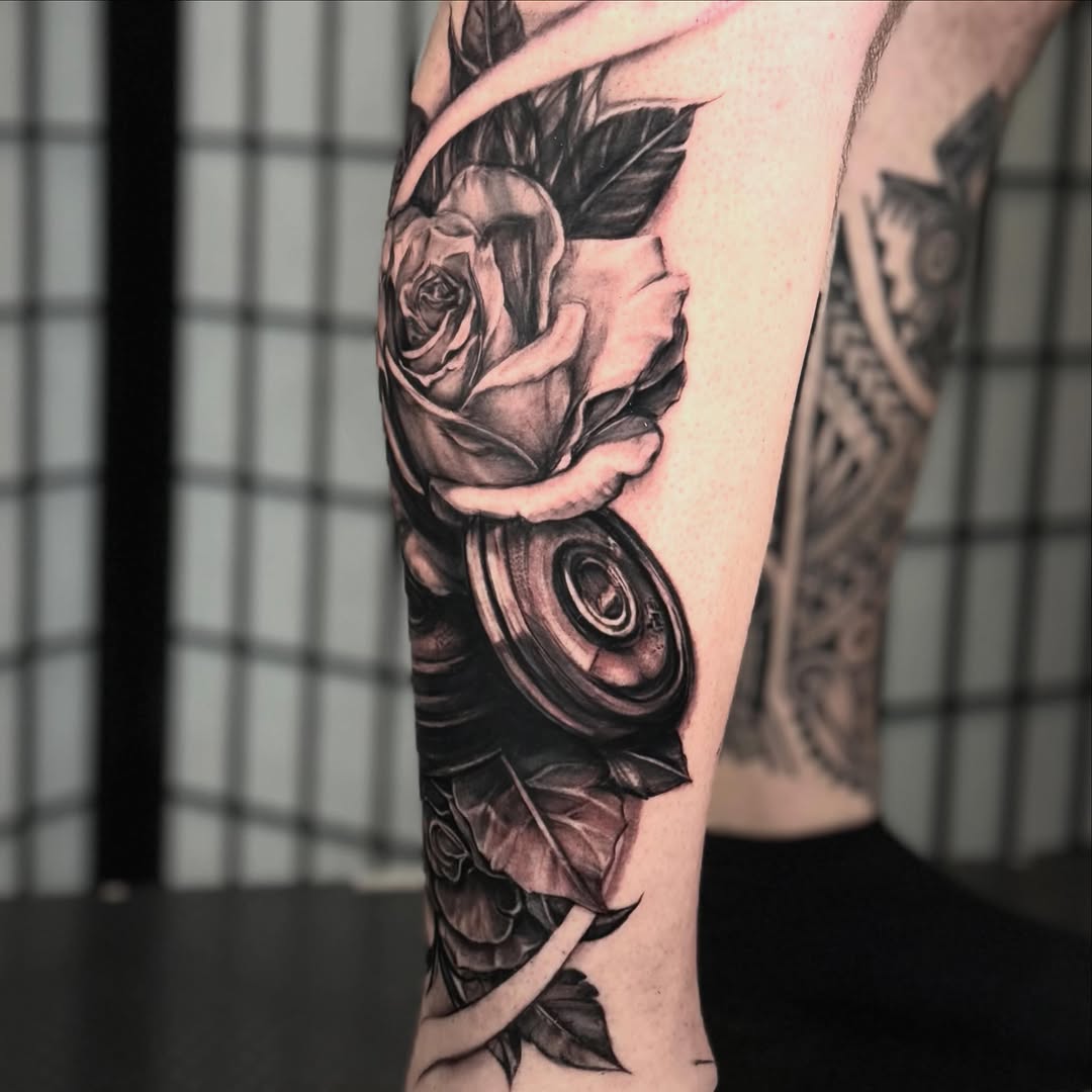Tattoo by @simplyselaart — realism, black_and_grey