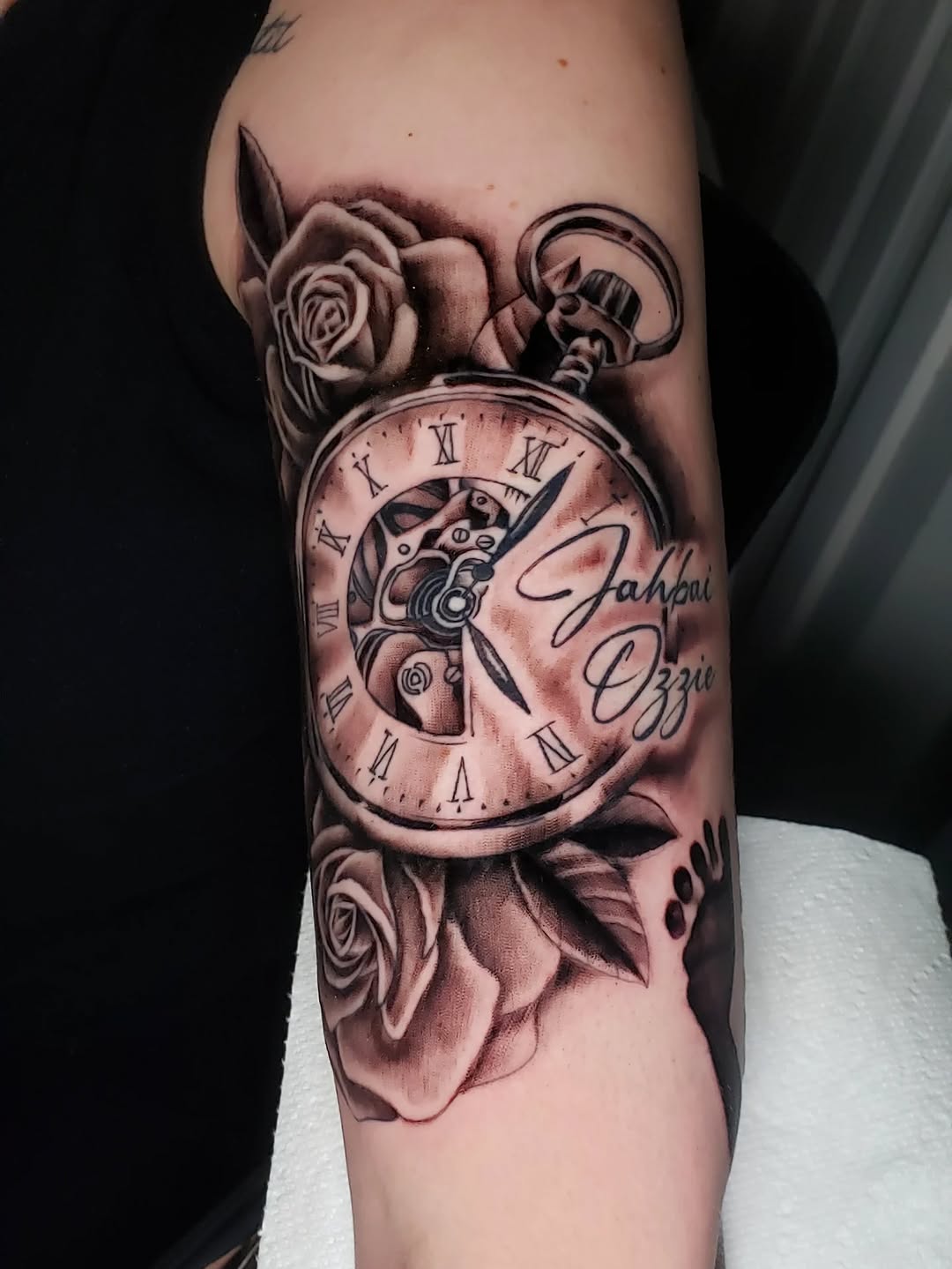 Tattoo by @stevengehlsen — realism, black_and_grey