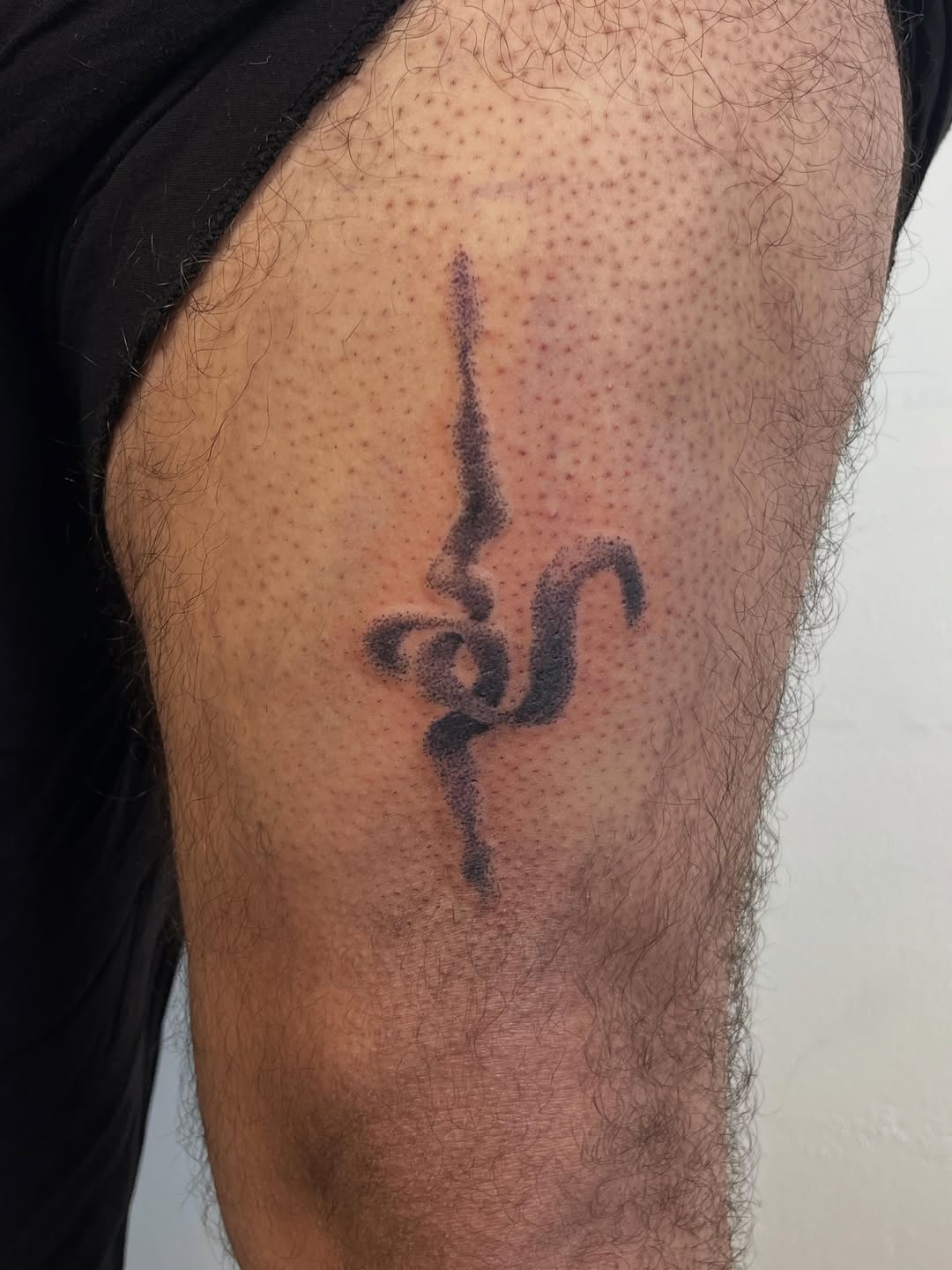 Tattoo by @goldenix — blackwork