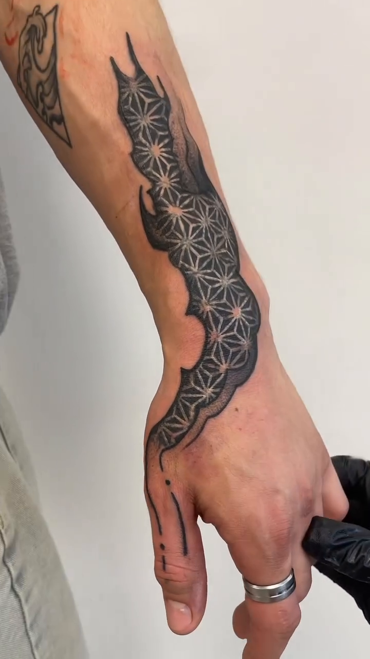 Tattoo by @mieshastattoos — geometric
