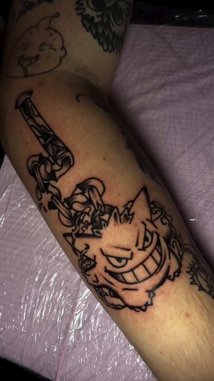Tattoo by @babypunktattoos β illustrative, anime