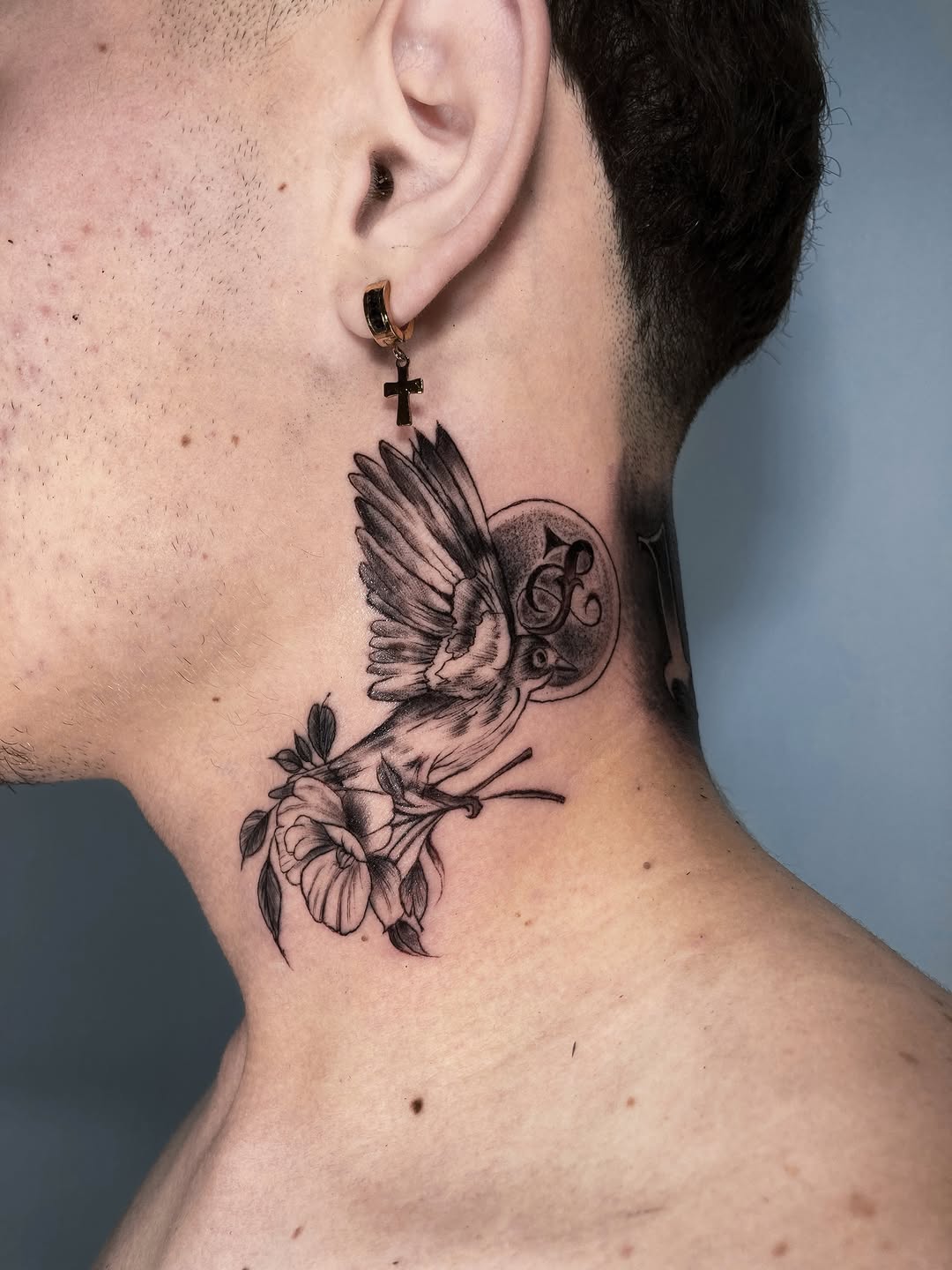 Tattoo by @hawk_tattoo_line — black_and_grey