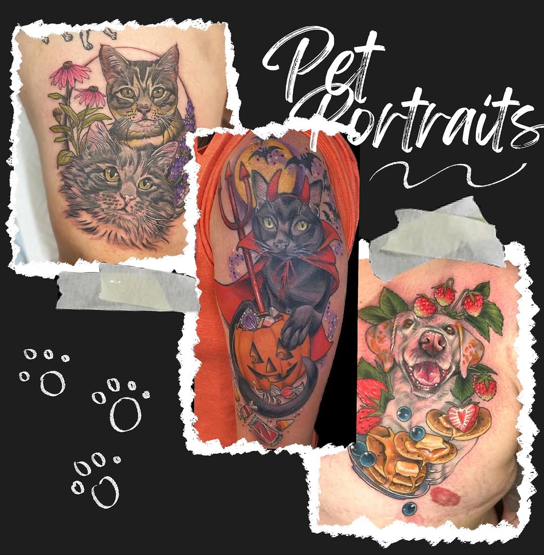 Tattoo by @annasylvantattoos โ realism, illustrative