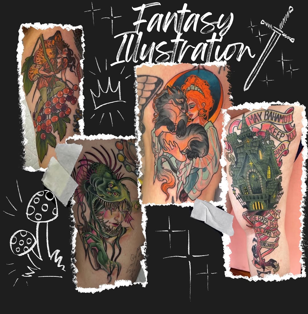 Tattoo by @annasylvantattoos โ illustrative, new_school