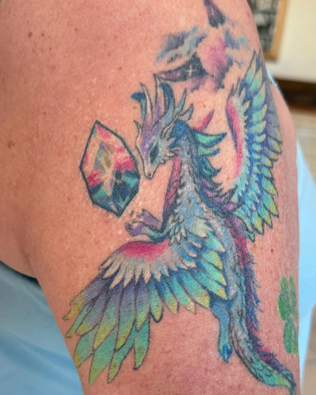 Tattoo by @inkbybugs — watercolor