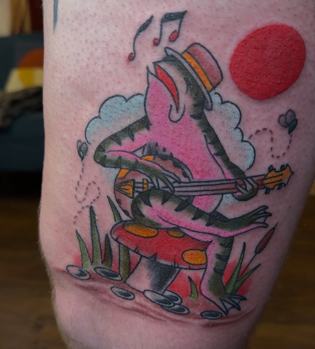 Tattoo by @purplesticky — new_school