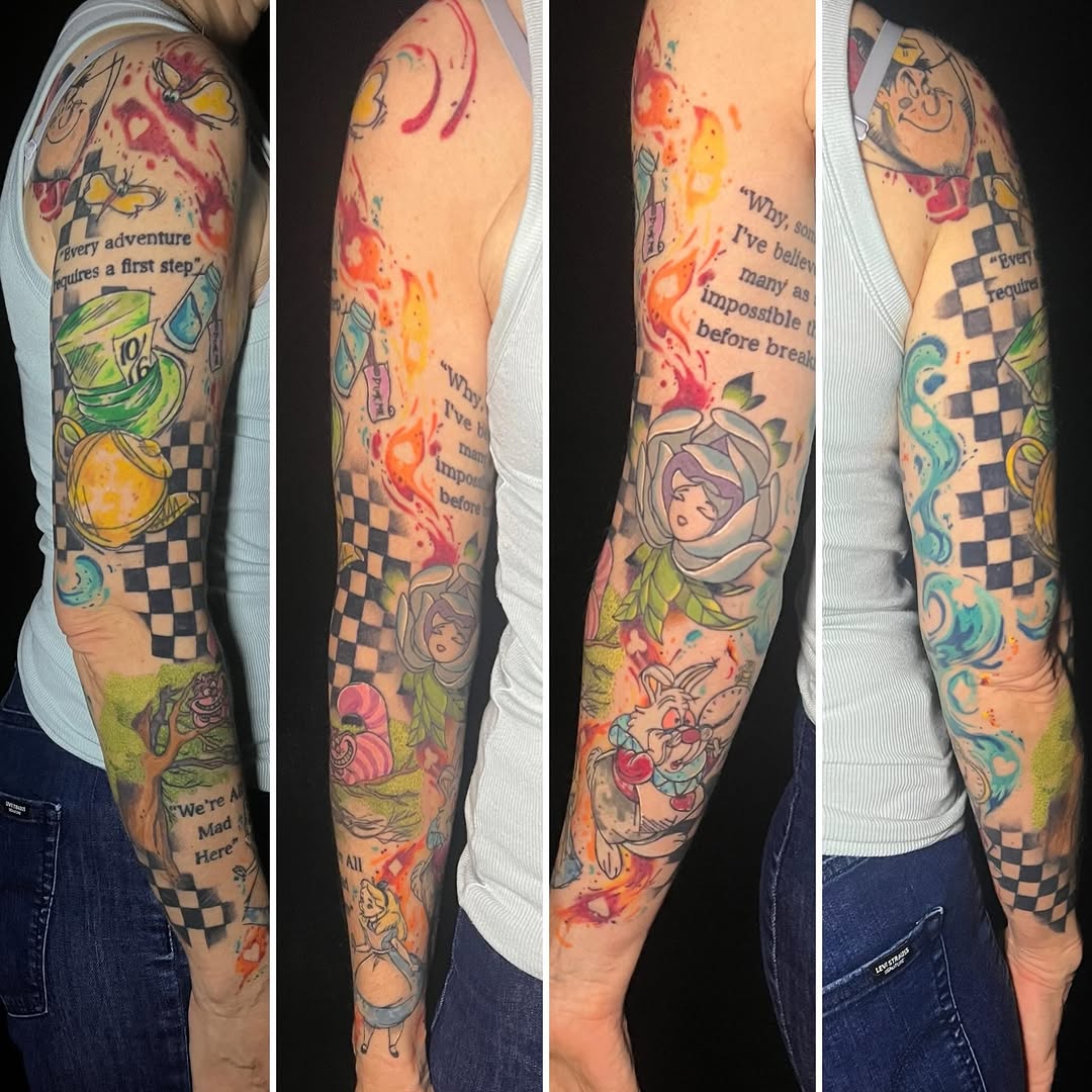 Tattoo by @sweetheart_tattoos — illustrative, watercolor
