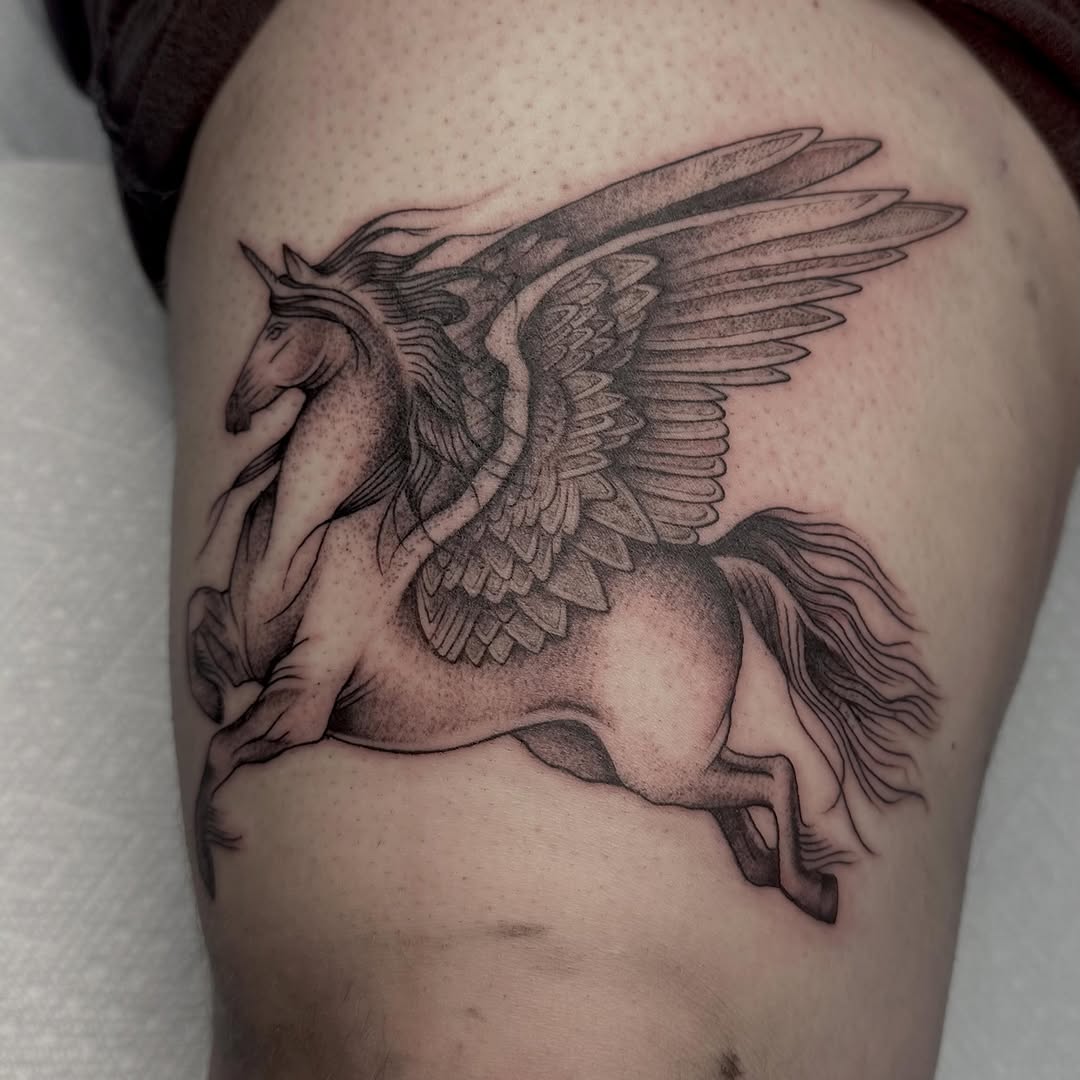 Tattoo by @nambiepambie — dotwork