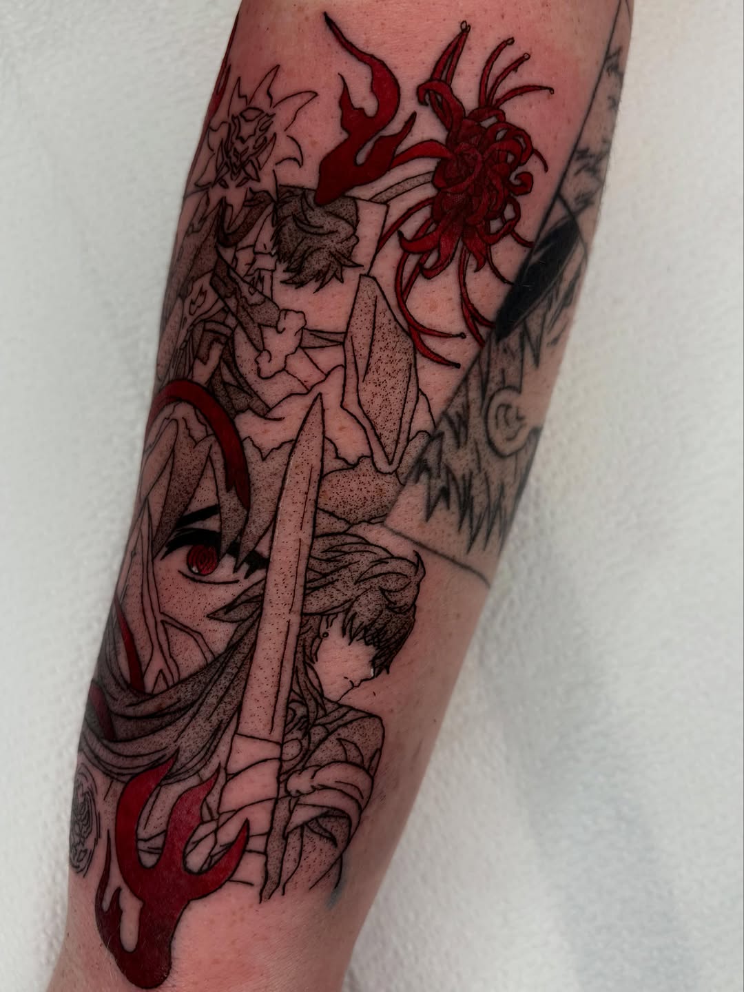 Tattoo by @chuuyainks — anime
