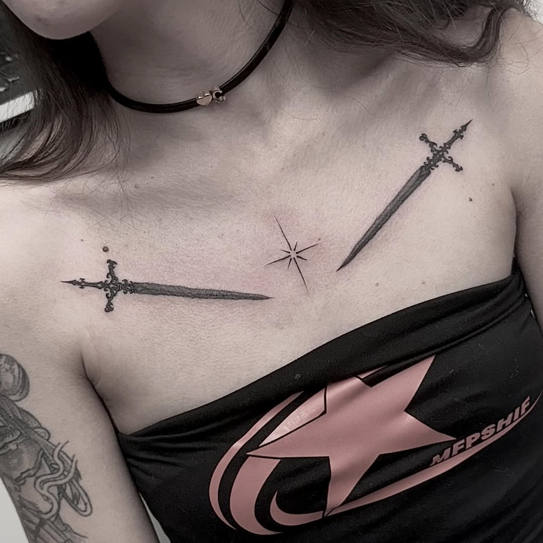 Tattoo by @gutsandink โ fine_line, black_and_grey