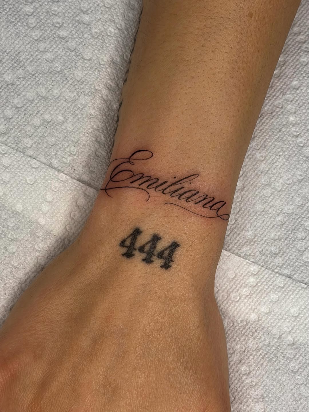Tattoo by @margsmagic — lettering_script, chicano