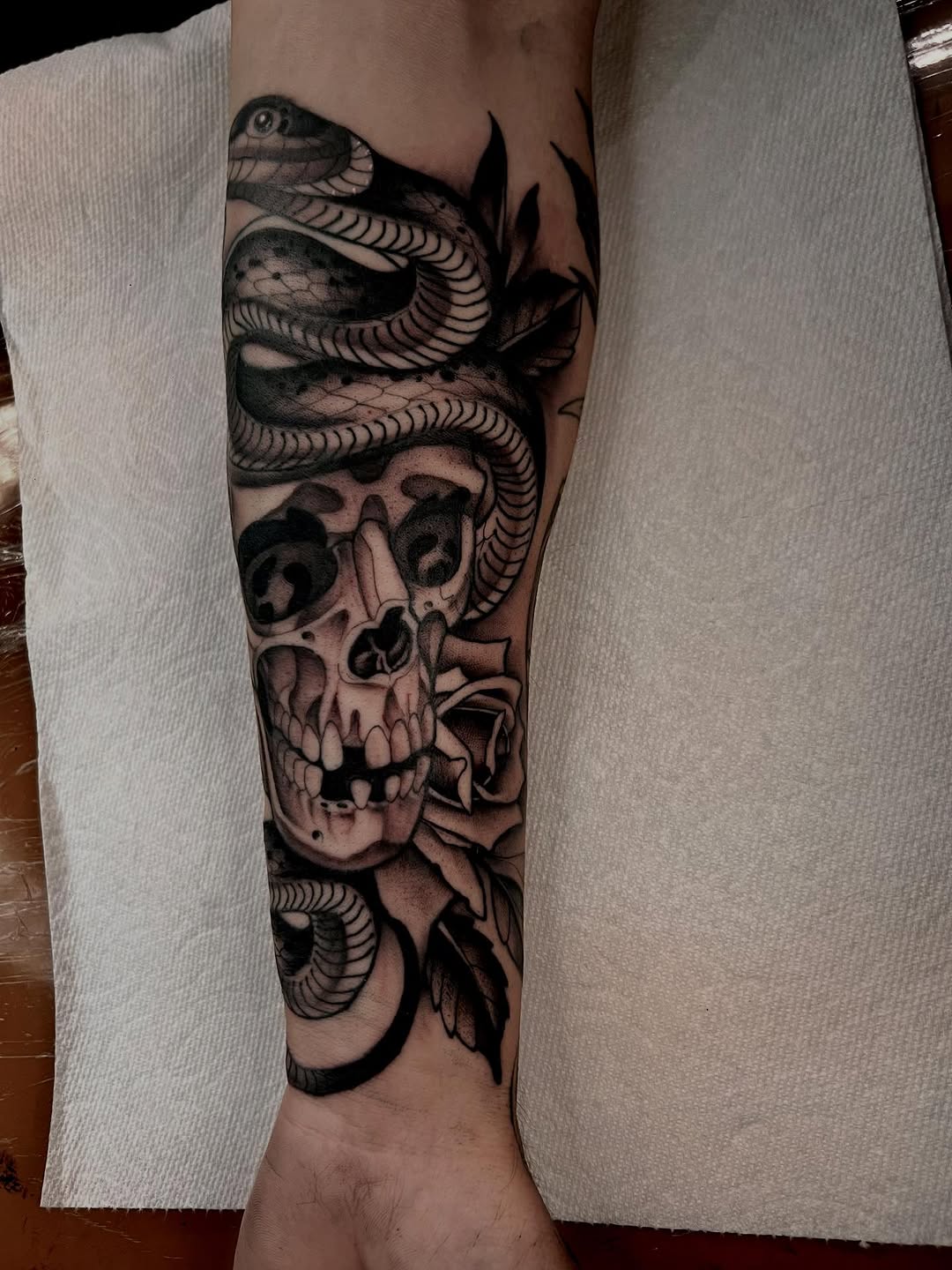 Tattoo by @liajeppesentattoos โ black_and_grey, realism