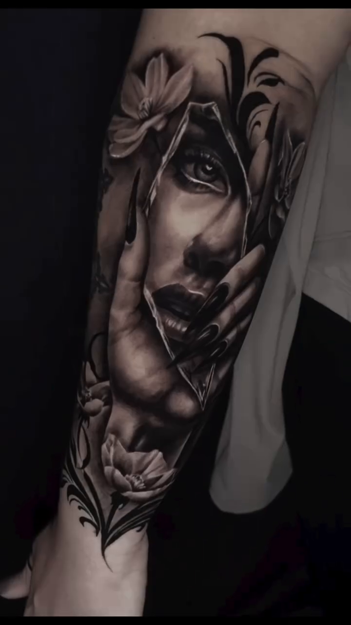 Tattoo by @art_of_aarontattoos — realism, black_and_grey