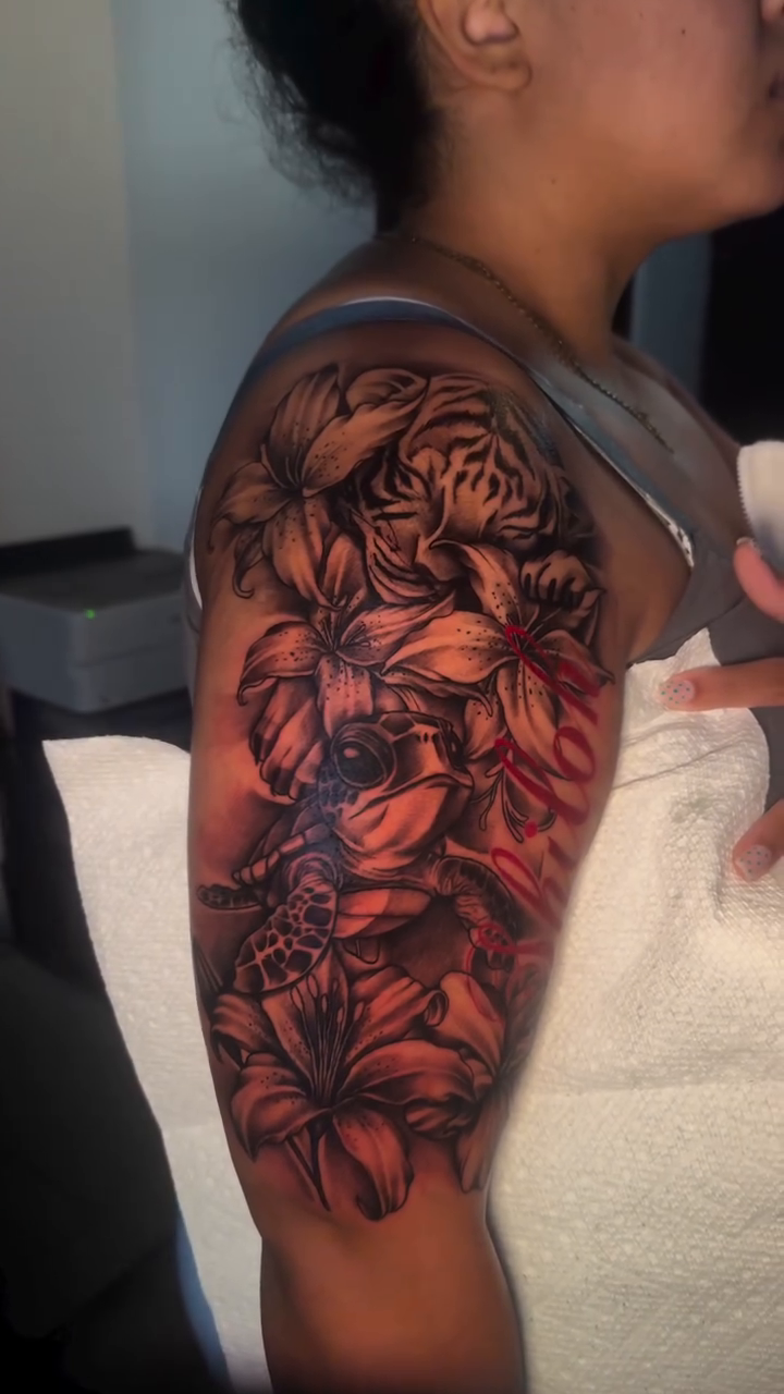 Tattoo by @tatsbysco — realism, black_and_grey