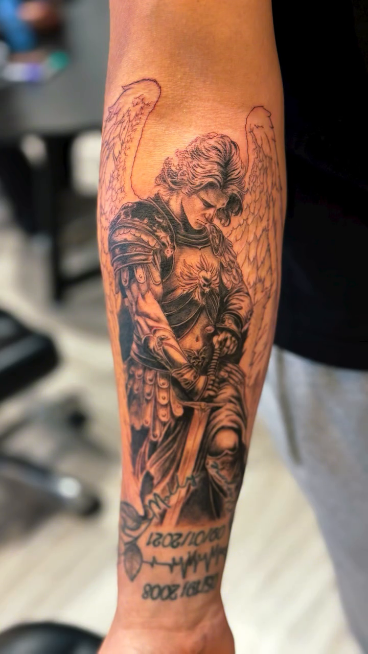Tattoo by @hypnot.ink — realism, black_and_grey