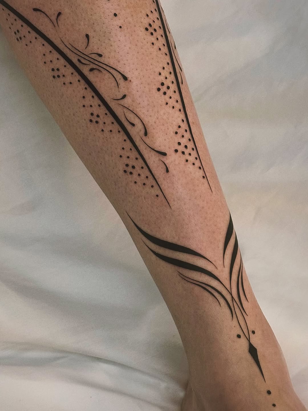 Tattoo by @richardtattooart β ornamental, dotwork