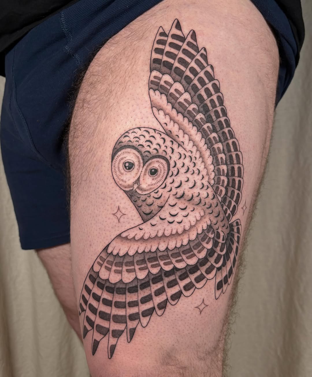 Tattoo by @annasagetattoos — black_and_grey