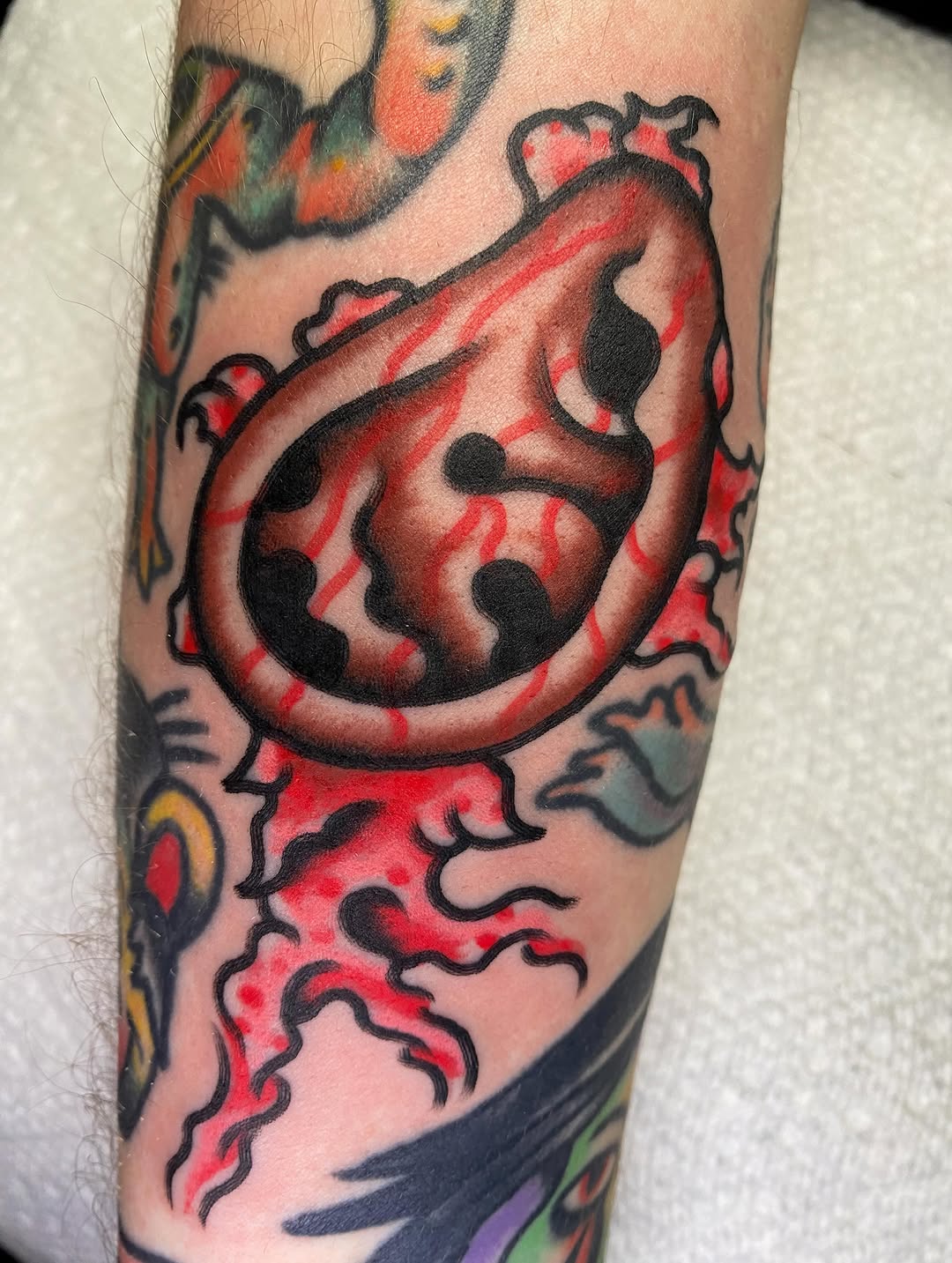 Tattoo by @tattoosbybraddock — american_traditional, blackwork