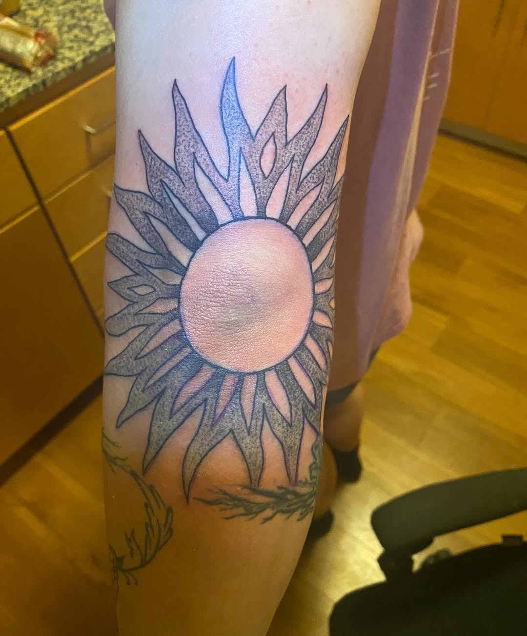 Tattoo by @disturbed_0riental_tattoos — black_and_grey, illustrative
