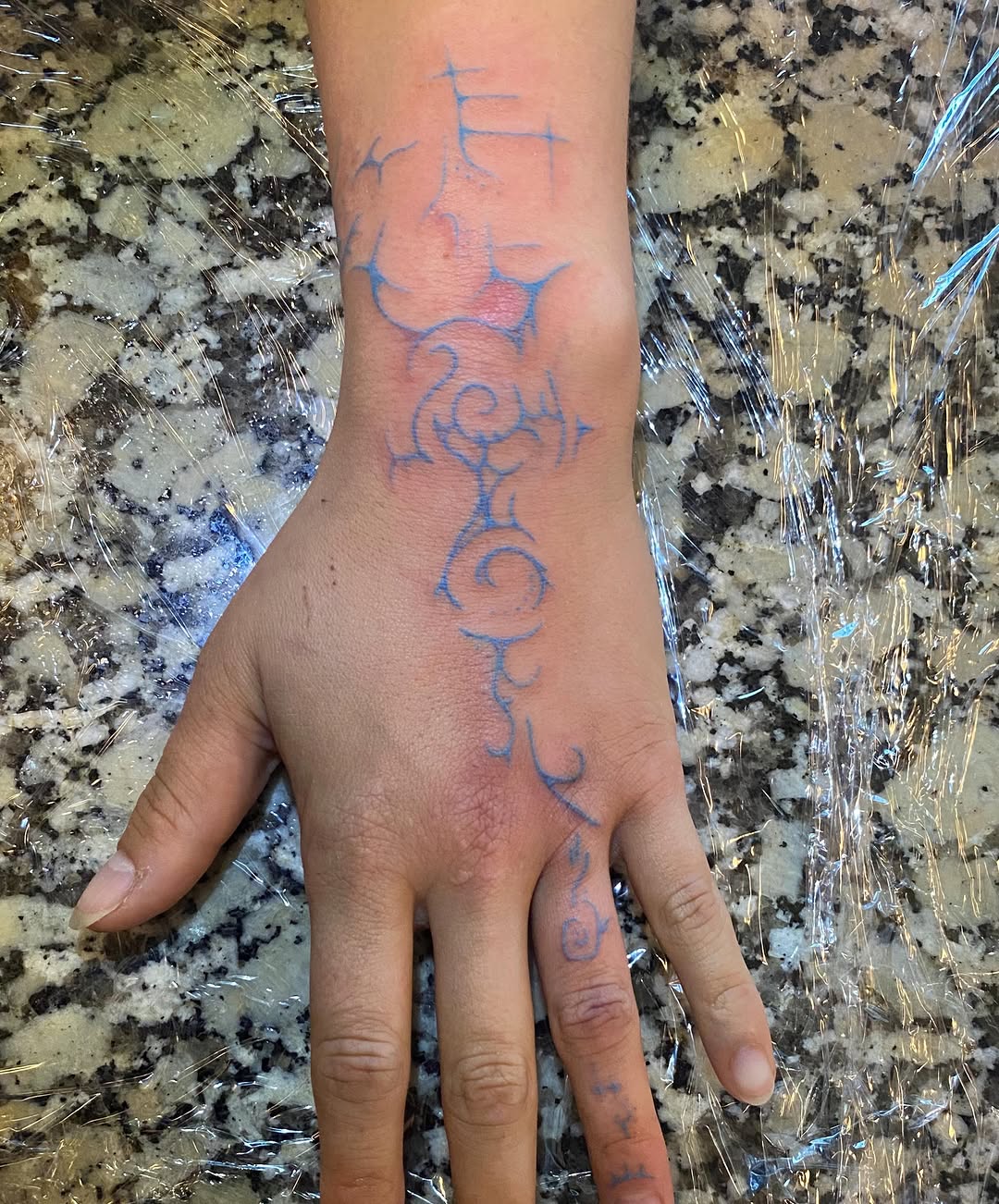 Tattoo by @disturbed_0riental_tattoos — geometric, illustrative