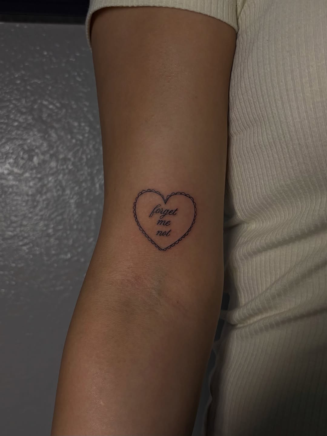Tattoo by @inkedbyvalentina_ — fine_line, lettering_script