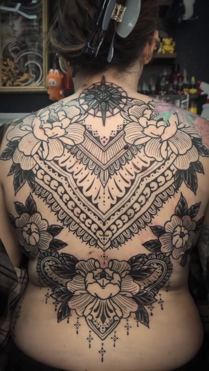 Tattoo by @reymarcable — blackwork, ornamental